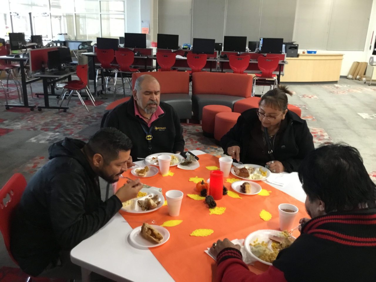 Losoya teachers and staff celebrate Thanksgiving