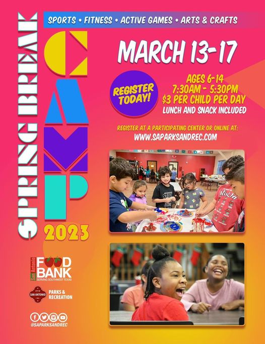 Spring Break Camp for Students Col. Miguel Menchaca Early Childhood