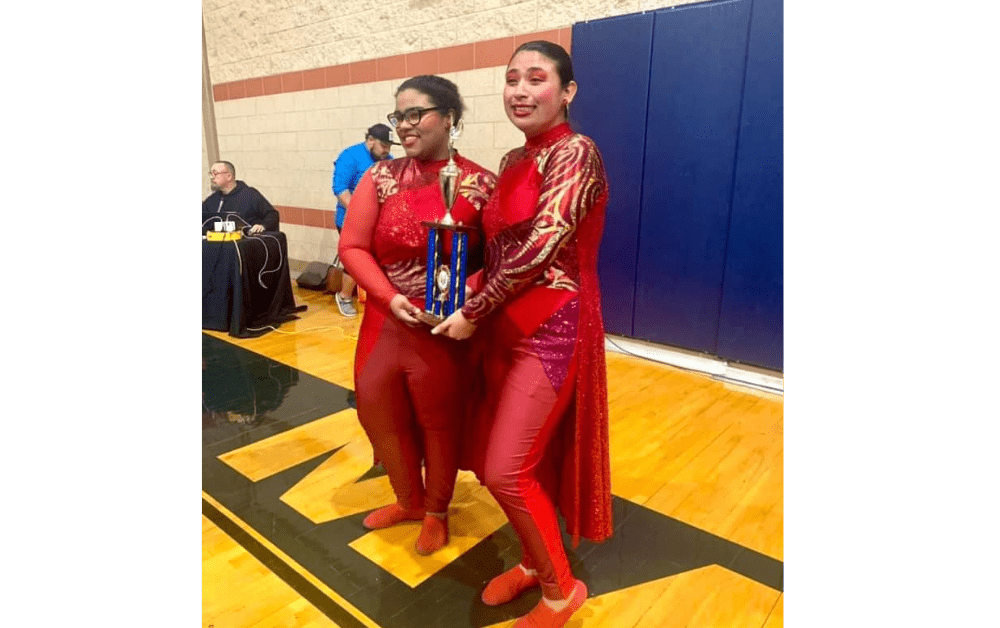 Southside High School Colorguard Place 2nd at Winter Contest