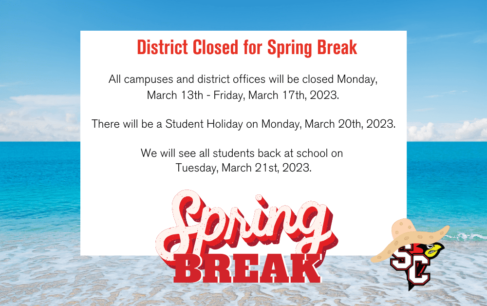 Southside ISD Will be Closed for Spring Break