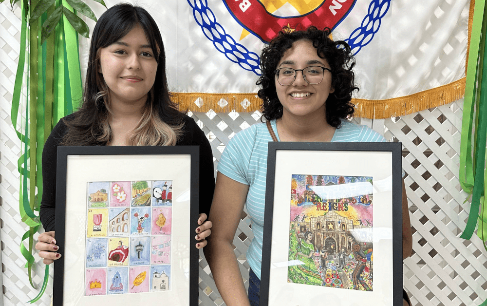 Southside High School Art Students Recognized at Battle of Flowers Art Contest