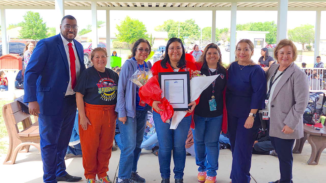 Gallardo Elementary Teacher Selected as the San Antonio Area Association of Bilingual Educators Teacher of the Year