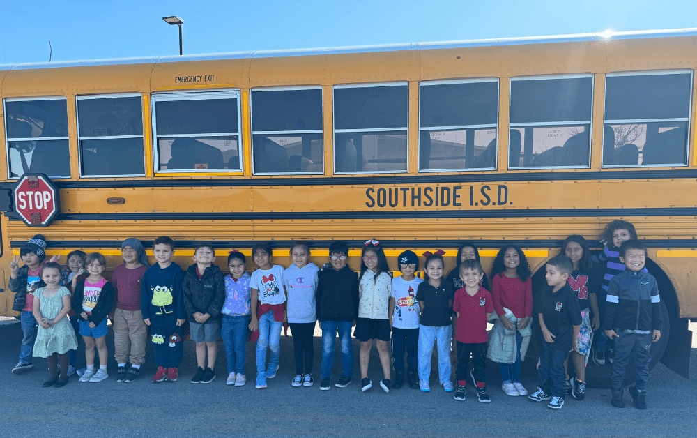 Transportation Department at Southside Teaches Students About Bus Safety