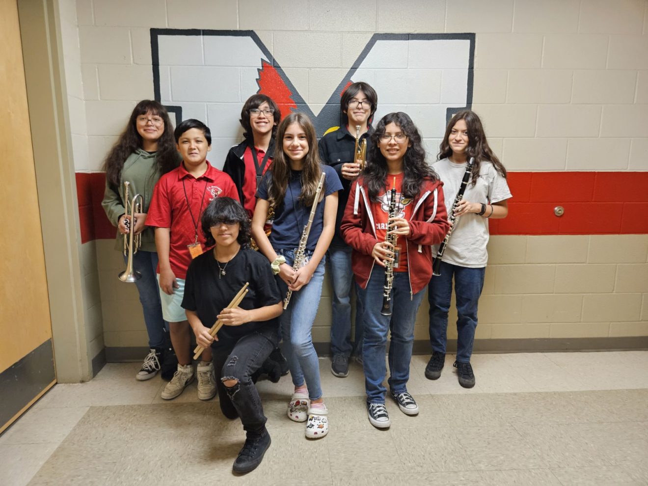 Matthey Middle School Band Students Earn Spot in Region 11 TMEA Honor Band
