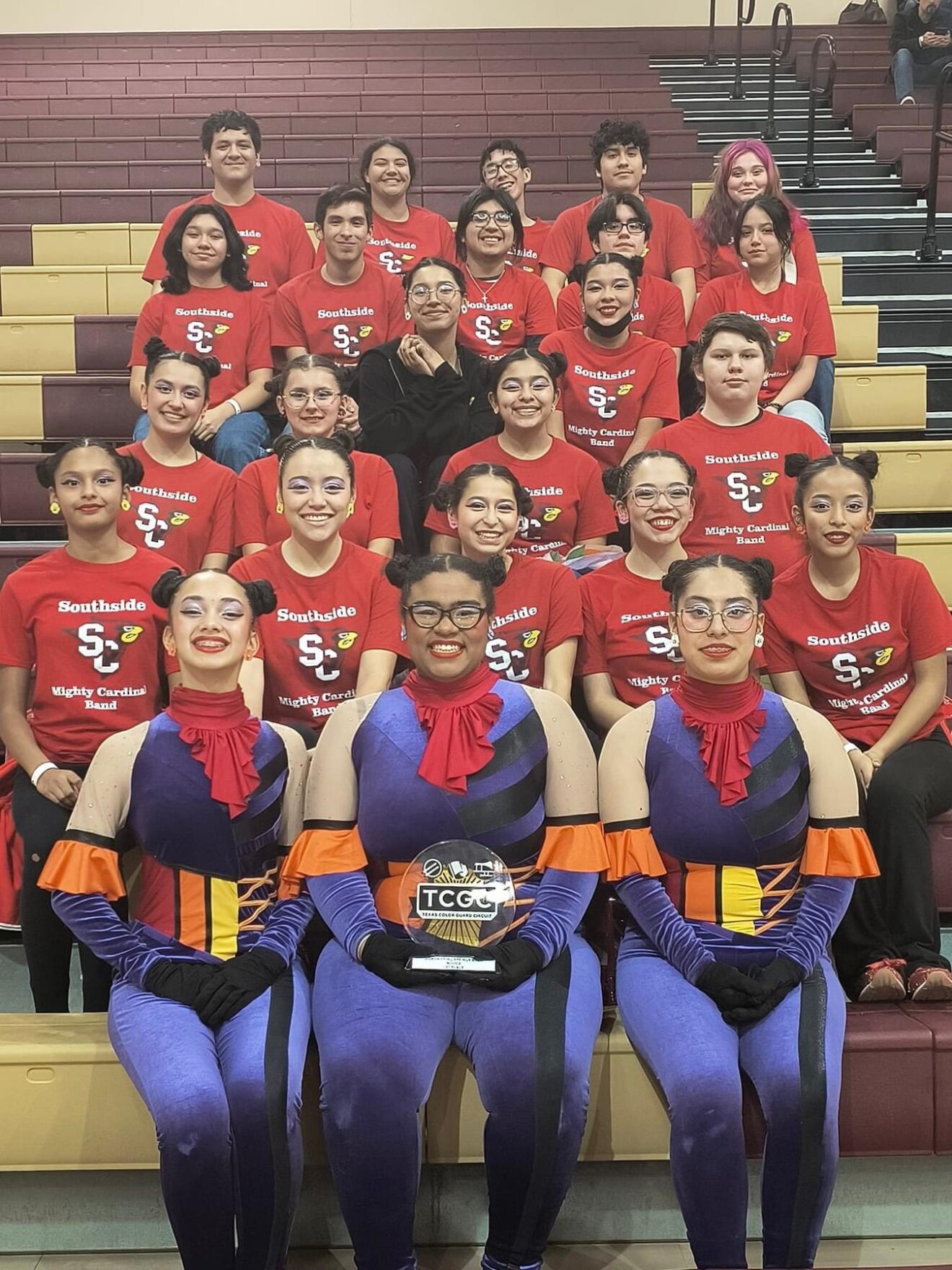 Southside High School Color-guard Team Takes 1st Place in Season Opener