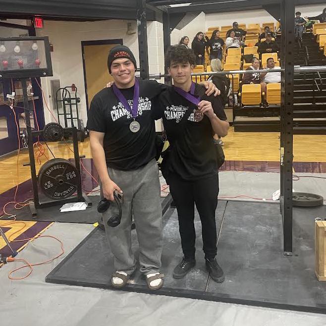 Southside High School Boys Weightlifting Medal at Regional Competition