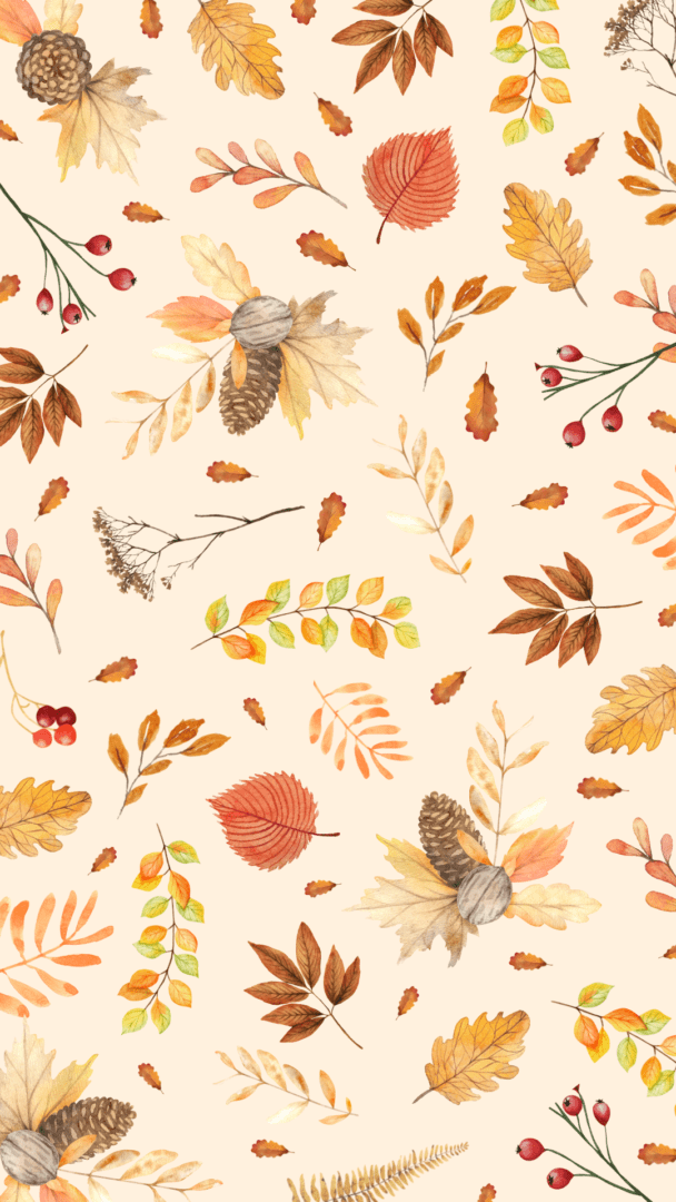Autumn Leaves Phone Wallpaper