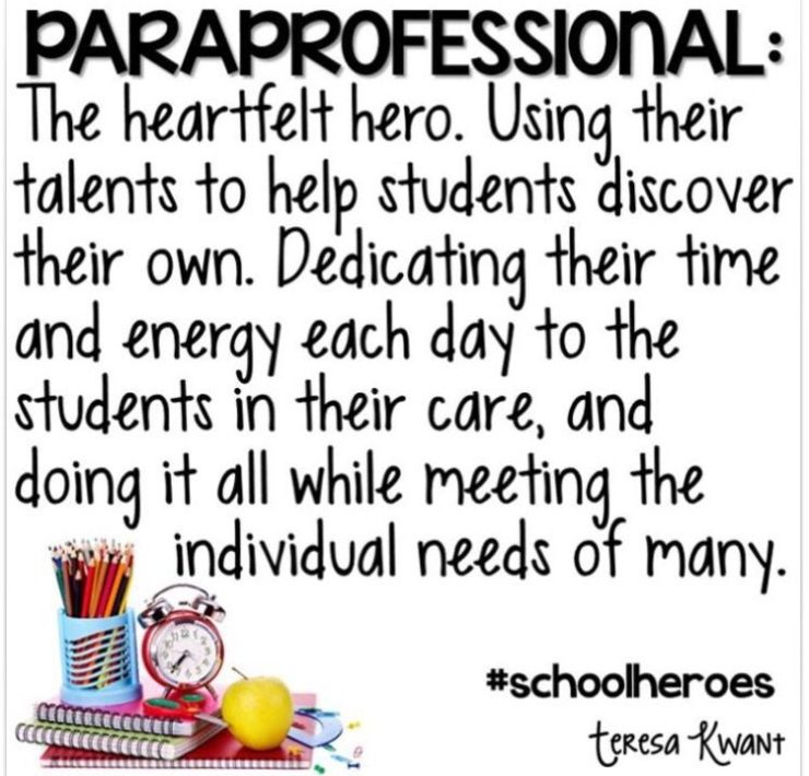 Happy Paraprofessionals Day! Heritage Elementary