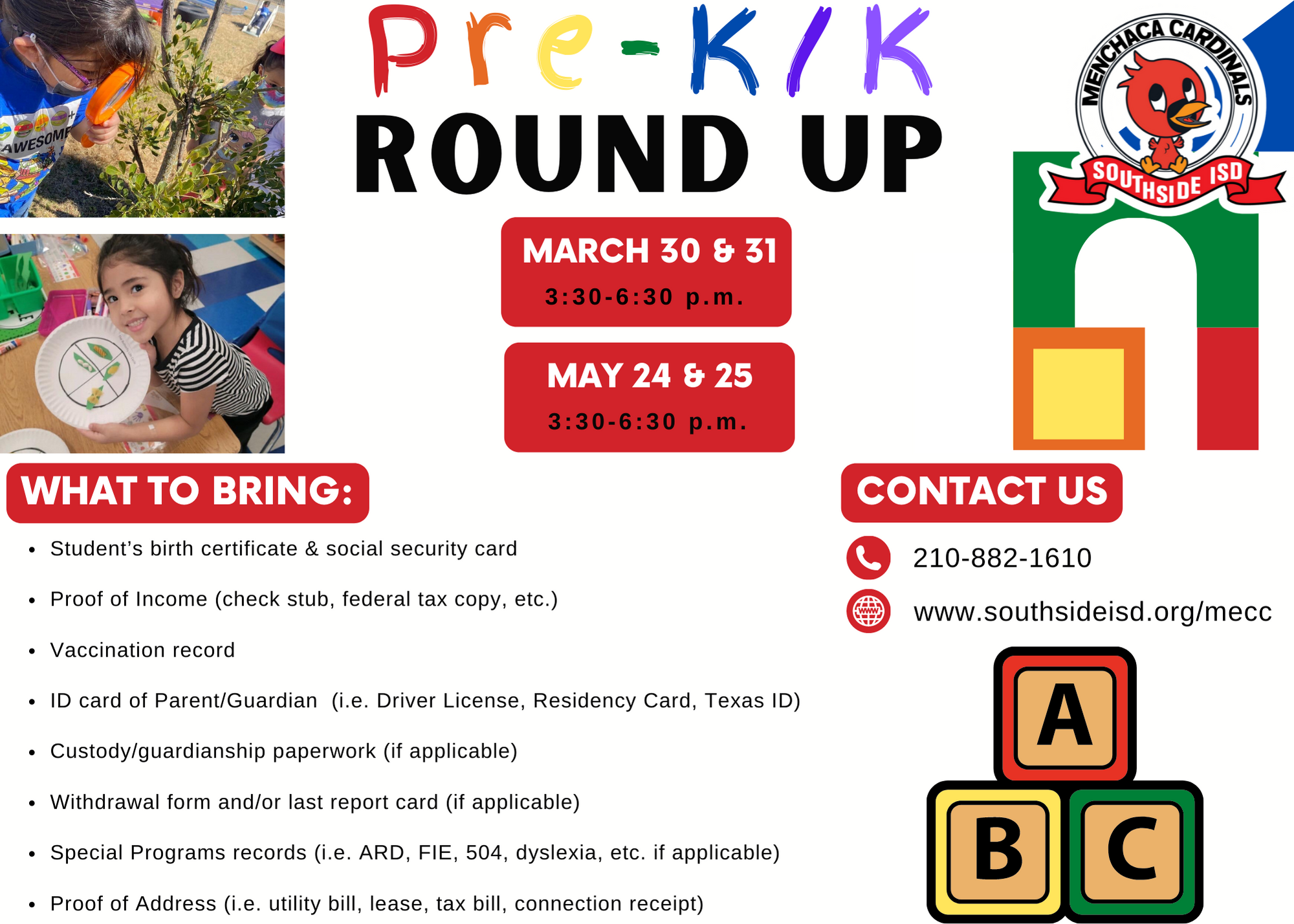 Pre K Round Up (7 × 5 in) (2) Col. Miguel Menchaca Early Childhood Center