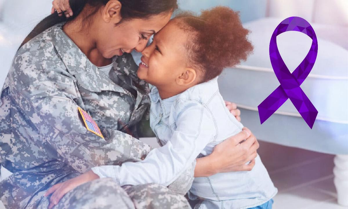 Purple Up for Military Kids - Col. Miguel Menchaca Early Childhood Center