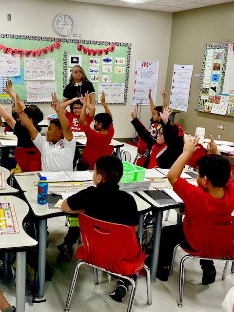 Second grade dual language at Pearce Elementary School