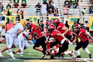 The Southside Cardinals defeated the Laredo-Nixon Mustangs on September 8, 2023 by a score of 55 to 3.